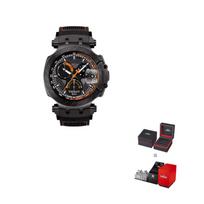 TISSOT Men's Race Collection Watch T115.417.37.061.05 Smoke Gray Watch Dial black