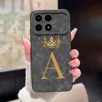 For Xiaomi Poco F8 Pro Ultra Phone Cases Cute Panda 26 Letters Shockproof Soft Liquid Silicone Cover For PocoF8Pro F8Ultra Fanda Xiaomi Poco F8 Pro gray