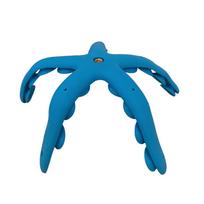 Octopus Phone Holder Suction Flexible Tentacle Stand Mobile Phone Action Camera Bendable Suction Cup Mount & Holder Phone mėlyna