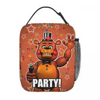FNAF At Freddys Merch Insulated Lunch Bag For Picnic Food Box Leakproof Thermal Cooler Lunch Box Option 1