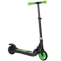 Elektrinis paspirtukas 120W variklis 6 km nuotolis maks.. 8 km/h Elektrinis paspirtukas nuo 6 metų Žalias+Baltas 71 x 36.5 x 80 cm