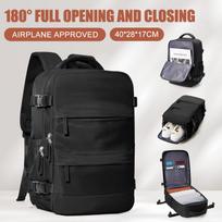 Waterproof Travel Backpack for Men Women Carry On Luggage Bag 40x20x25 Ryanair Cabin Laptop Bag juoda