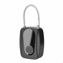 Smart Biometric Padlock Keyless Compact gray