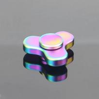 EDC Fidget Spinner Alloy Metal Gyroscope Mini Hand Spinning Top Anti Stress Anxiety Relief Focus Desk Toy Adults Office Fun Gift pink