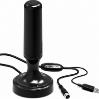 Kambarinė HDTV antena su jungtimi, vidaus televizijos antena, kambario TV antena
