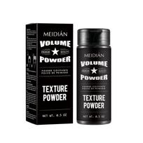Meidian English Fluffy Styling Powder for Oily Hair and Bangs - No Wash, Oil Control. black