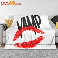 Vamp Movie Grace Jones Vampire Lips Fangs Ultra-Soft Blanket Quilt Winter Sofa Cover Bed Covers 30x40in black