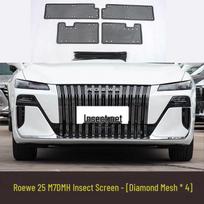Radiator Protection Insect Screen & Dust Filter for 25 Roewe M7 DMH Cars gray