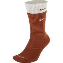 Nike Crew Socks Unisex 1 Pack Dark Reddish Umber DD2795-201 24-26 white