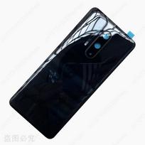 Glass 8Pro Housing For Oneplus 8 Pro One Plus 6.78  Glass Battery Back Cover Repair Replace Door Phone Rear + Camera Lens juoda