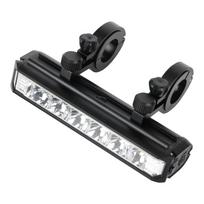 1 vnt. Elektrinio riedlentės priekinis LED žibintas 2000 mAh Atsparus vandeniui Žibintuvėlis USB įkraunamas Dviračio žibintas black
