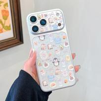 Apple 17 Pro Objektyvo Lipdukas: Elektrostatinė animacinio paveiksliuko mergaitės galinės plėvelės serija 17 Pro Max