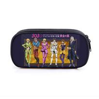 Anime Jojo Bizarre Adventure Pencil Bag Kujo Kira Yoshikage KILLER QUEEN Cosmetic Cases Teenager Pencil Box Stationary Bags Gift gray