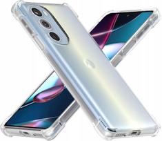 Motorola Edge 30 Pro Case Transparent Reinforced Silicone Protective Case