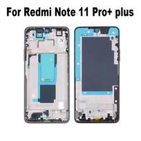6.67  For Xiaomi Redmi Note 11 PRO + Plus 5G Middle Frame Front Bezel Back Housing Mid Plate 21091116UG 21091116UC miško žalia spalva
