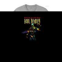 Legacy Of Kain Soul Reaver V1 Classic Video Game Horror T Shirt Retro Gamer Gaming Vintage S gray