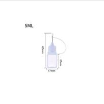 5/10/20/30/50/100 ml pakartotinio adatos galiuko klijų aplikatorius plastikinis butelis eterinio aliejaus įpurškimo pigmento butelis white 5ml white