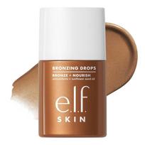 e.l.f. Skin Bronzing Drops Face & Body Liquid Bronzer, Creates a Natural Tanned Glow, 2. Pure Gold brown