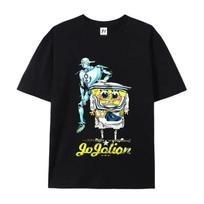 Josuke Jojolion Marškinėliai Švelnūs ir Drėgni JoJo Anime Grafinis T-shirt Streetwear Medvilniniai XXXXL gray