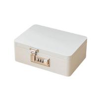 Solid Color Password Lock Iron Box Rectangular Piggy Bank Jewelry Storage Box  Home Office
