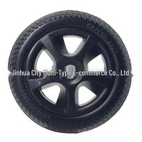 Infant & Toddler Tricycle Solid Wheel Stroller Pedal 9x2 Standard black