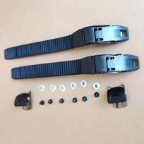 Screws Nut Roller Skates Strap Replacement Skate Strap Buckle  Skate Shoes as picture gray