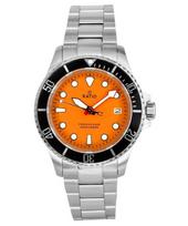 Santykis „FreeDiver Sapphire“ nerūdijančio plieno oranžinis ciferblatas kvarcinis RTF035 200M vyriškas laikrodis oranžinė