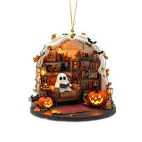 Kalėdų puošmena pakabukas Kalėdų eglutė Tag Theme Party Crafts Ornamentas One Size black