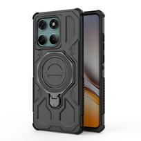 For Motorola Moto Edge 60 Fusion Pro Magnetic Phone Case,Military Drop Protection MagSafe Phone Case Cover for Moto Edge 50 Fusion Pro Moto Edge 60 Fusion juoda