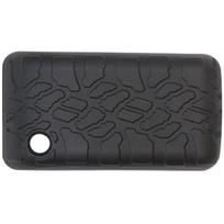 For 1997-2006 Jeep Wrangler Tj Center Console Armrest Cover Rubber Tire Tread Us black