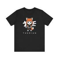 Chibi Fox Therian Shirt Perfect Gift for Foxtherian Apparel for Otherkin L white