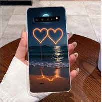 For Samsung Galaxy S10 5G Phone Case SM-G977U SM-G977N SM-G977B Cover Luxury Clear Cute Love Rabbit Funny Soft Silicone Casing Galaxy S10 5G gray