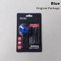 Dviračio galinis žibintas LED USB įkraunamas dviračio galinis žibintas dviračio saugos įspėjamasis žibintas signalas galinis žibintas vandeniui atsparus galinis dviračio žibintas blue gray