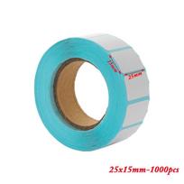 Convenient Blank Tag Supermarket Price Adhesive Paper Thermal Sticker Waterproof Package Label 25x15mm-1000pcs blue