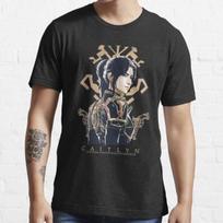 Caitlyn Arcane Movie Character Essential T-Shirt S gray