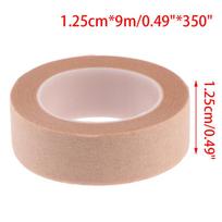Kvėpuojantis neaustinio audinio juostelės Popieriniai pleistrai/pagalvėlės blakstienų priauginimui 1.25cm*9m beige