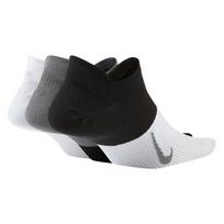 NIKE Women's Socks, Quick-Drying Breathable Sports Socks, Boat Socks Three-Pack CV2964-904, Colorful, Size S black