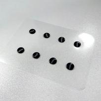 Glass  DIY Universal Dots Mouse Feet Pads 1 Pack Easy Install Ultra Glide for All Mouse Surfaces A2