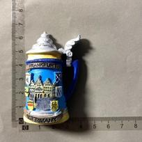 Germany Fridge Magnets Beer Mug Bavaria Munich Cochem Frankfurt Koln Salzburg Austria Finland Brugge Refrigerator Magnet Sticker Home Decoration gray