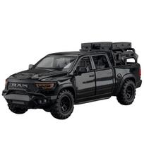 1:32 Dodge Ram 1000 Trx Mammoth Pikapas Lydinio Automobilio Modelis Garsas Plius Šviesa Traukiamas Vaikų Žaislas Kolekcionuojami Daiktai Gimimo Data Dovana 1111 gray