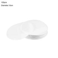 100Pcs Hamburger Patty Wax Paper, 10/11/12cm Burger Separator Paper, Disposable Oil-proof Sheet for Frozen Beef Patties Baking