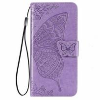 For Motorola Moto G06 G13 G14 G23 G32 G53J G53Y G56 G62 G72 G73 G86 Power Case Flip Leather Wallet Cover Card Holder Cute Butterfly Moto G73 levanda