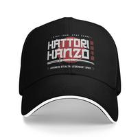 Hattori Hanzo Sword and Sushi Sandwich Cap Unisex Women Fashion Baseball Caps Japan Okinawa Breathable Sports All seasons Hat Adult Adjustable black