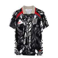 Nike X PALACE Anglijos rinktinės futbolo marškinėliai Vyriški Juodi Atverčiama apykakle Vidutinio dydžio IM3198-052 M juoda