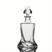 1 vnt Viskio grafinas Susuktas viskio grafinas su kamščiu Premium 27 oz viskio grafinas ir alkoholinis grafinas su stikliniu kamščiu alkoholiui Bourbon Sco (as the picture,1pc) white