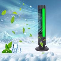 Tower Fan, 0° Oscillating Fan With Remote Control, Fan, 3 Speeds, LED Display, Bladeless Stand Fan Floor Fan For Bedroom Home Indoor One Size juoda