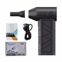 130000RPM Mini Turbo Jet Fan Electric Air Duster Adjustable wind speed Turbo Violent Blower Rechargeable with Light Car Cleaning juoda