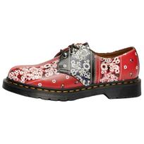 Dr. Martens 1461 Nomarhythm Leather Minimalist Fashion Durable Low-Top Casual Shoes Unisex Casual Shoes Red Black 42733100 37 gray