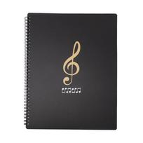 Multilayer Sheet Music Binder Folder  Documents Storage Holder Bag Waterproof Music Folder for Concert Choirs black