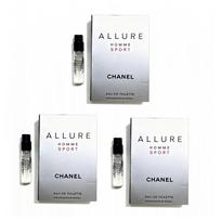 Chanel Allure Homme Sport Tualetinis vanduo Paragavimo purškiklis 1,5 ml Vyrams three pcs